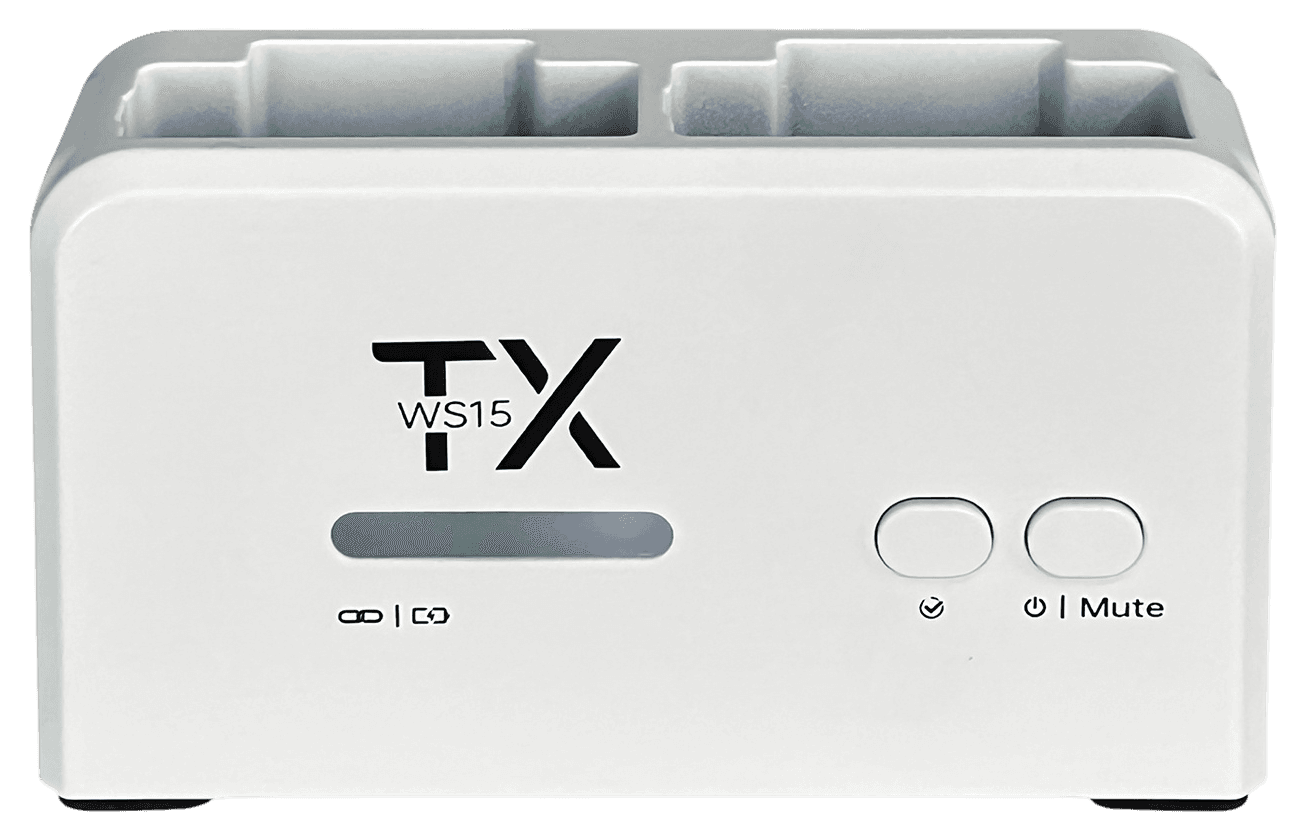 WS15 2.4GHz Wireless Audio In-Ear Monitor Transmission System dock